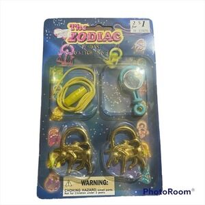 The Zodiac Pendant and Keychain set Vintage‎ toy